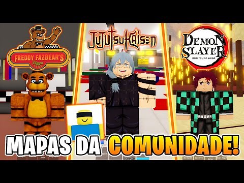 TÃO INCRÍVEIS!! ENTREI NOS "MELHORES" MAPAS DA COMUNIDADE! | JUJUTSU SHENANIGANS | Roblox - GG Games