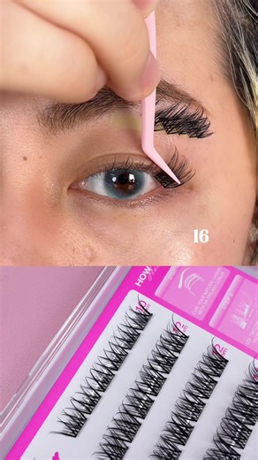 ¿Alguna vez has usado pestañas tan fáciles de aplicar como respirar? 😮 Ahora, haz clic en el enlace debajo del vídeo para ver y comprar. ¡Con solo una décima parte del costo y el tiempo, podrás convertirse fácilmente en tu propio estilista de pestañas! Además, estas pestañas se mantendrán firmes y sin caerse durante tres semanas. 💖✨ #tutorial #tiktokshophotsale #clusterlashes #fyp #lash #wosheer #pestañas #diylashes #longlasting #pregluedlashes #wispylashes