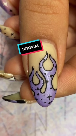 Step-by-Step Fire Nail Art Tutorial