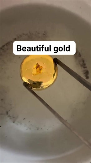 Beautiful gold in round shape after melting #reelsviralシ #reelsfbシ #reelsfypシ #reelsfb #goldhunting #gold #instagram | Gold Hunt with A.rehman