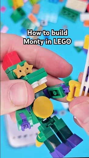 How to build MONTY in LEGO with Brickify! 🐊