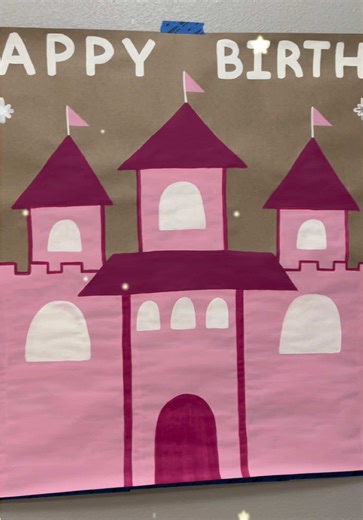 castle birthday banner 🏰🎨❤️ #banner #dallas #diy #birthday #custom | birthday