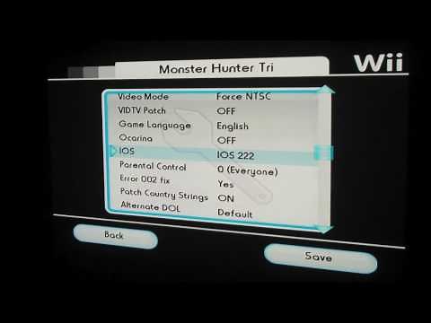 Monster Hunter 3 Tri USB Loader GX How To