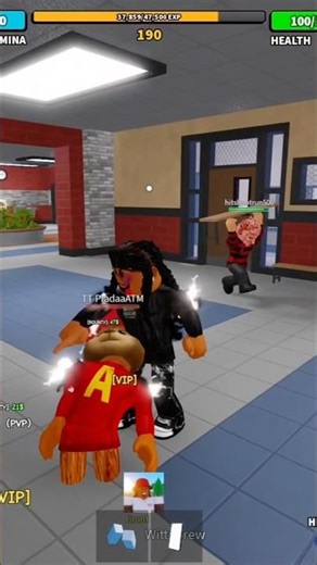 Alvin V Tomi #roblox #fightinggames #fightinaschoolroblox #funny#memes #stayupgaming