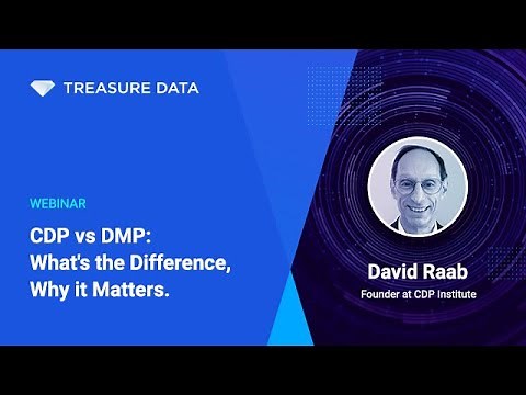CDP vs DMP: What's the difference, Why it Matters.
