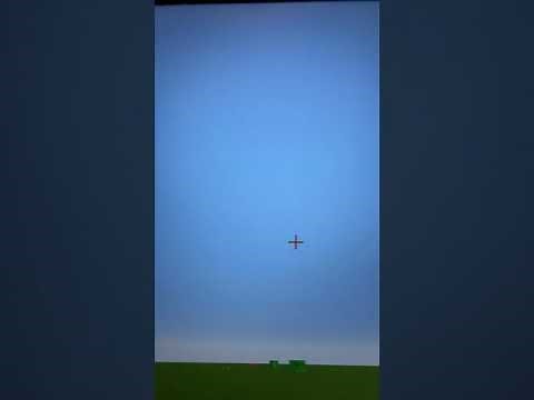 How to make a Floating flower or flower pot in minecraft