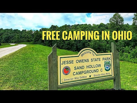 Free Camping at Sand Hollow CG, Jesse Owens State Park, OH