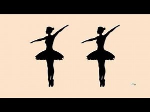 The rebellious spinning dancer. Are these dancers spinning or not?