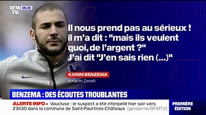 Procès de la sextape: une conversation entre Karim Benzema et Karim Zenati, maitre-chanteur présumé de Mathieu Valbuena, diffusée à l'audience | BFM Première