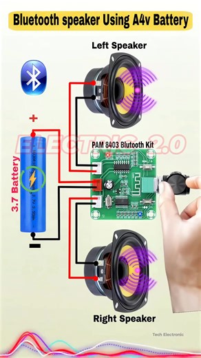 PAM8403 Audio Amplifier Circuit #Mini #Amplifier #ClearSound | Electric 2.0