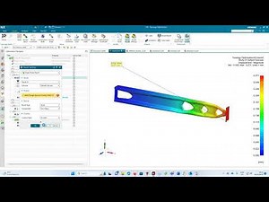 Topology optimization beam Siemens NX 2206