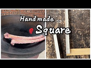 Full Process: Rural Chinese Girl Makes Traditional Carpenter's Square | Ancient Woodworking Craft