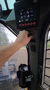 There's something extra satisfying about grading on a rainy day 🙏 📸: Apex Asphalt & Industries LLC | Cat Paving North America