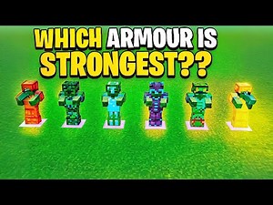 Minecraft Armour Strength Test 🔥