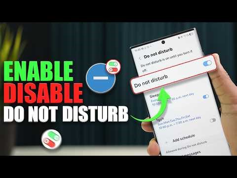 Stop Annoying Notifications NOW! Enable Do Not Disturb on Samsung Easily!