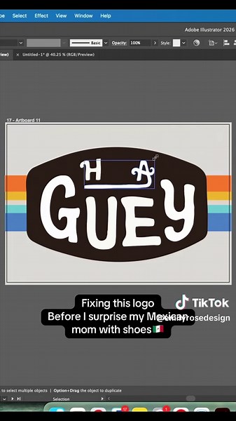 Surprising My Mexican Mom with Hey Dude Shoes — Fixing the Logo First