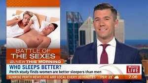 121K views · 551 reactions | Who sleeps better - men or women? Well a landmark Perth study has found women are better sleepers than men. | 7NEWS Perth | Facebook