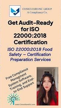 Get Audit Ready for ISO 22000: 2018 Certification