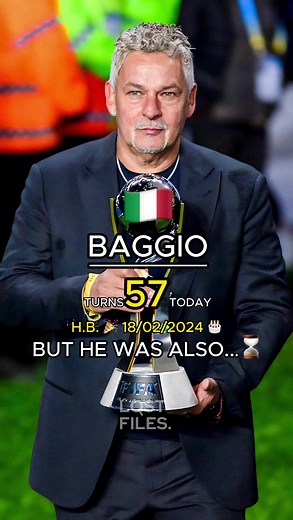 🇮🇹 ROBERTO BAGGIO TURNS 57 TODAY, BUT HE WAS ALSO...⏳ #RobertoBaggio #Baggio #italy #InterMilan #ACMilan #caldogno #brescia #juventus #bologna #Fiorentina #vicenza #football #soccer | LQST FILES
