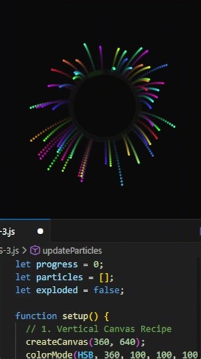 Error 404: Physics Not Found ⚠️ | p5.js Animation Creation