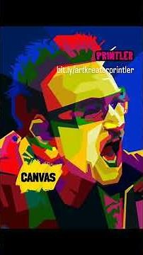 Pop Art WPAP Canvas - Printler
