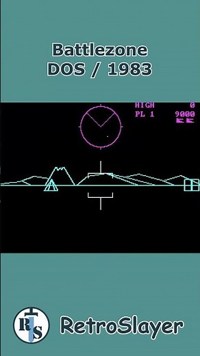 Battlezone Gameplay DOS