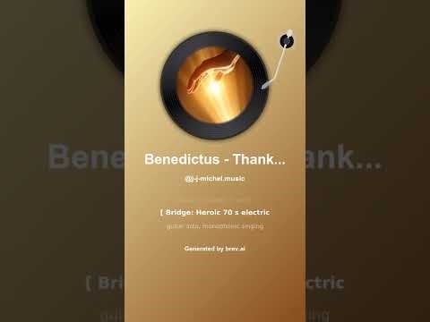4b Benedictus Thanks and praise