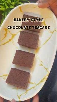 Bakery Style Chocolate Teacake Recipe🤎 #chocolateteacake #teacakerecipe #chocolateteacakerecipe