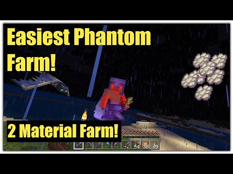 The Easiest Phantom Farm Tutorial in Minecraft 1.21 - 2025