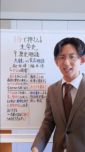 【029】大鏡と栄花物語 #楽しく学ぶ古文チャンネル #文学史 #大学入試 #勉強法 #暗記法 #頑張れ受験生