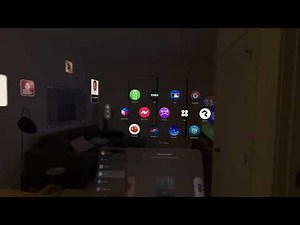 Apple Vision Pro / visionOS 26 / Spatial wall anchor test