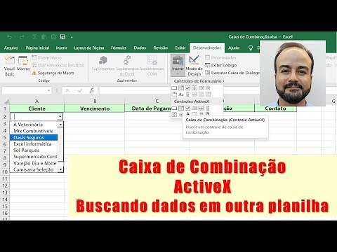 Caixa de Combinação buscando os dados em outra planilha - Excel