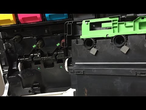 How to Replacing the used waste Toner Collection Container in SHARP MX-2614N/MX-3114N