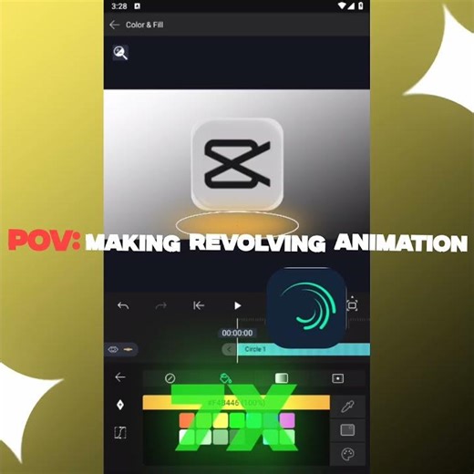make revolving animation. #editingtips #trending #shorts