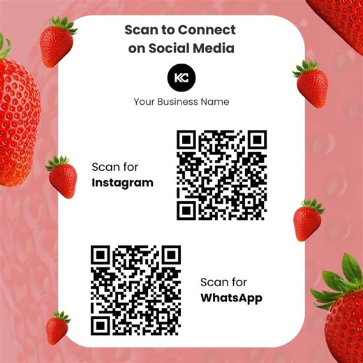 Editable QR Code Template for Website & Social Media – Small Business Use – SVG, PNG Digital Download - Etsy Canada