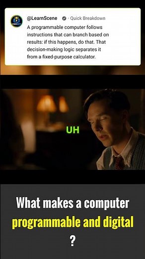 What Makes a Computer Programmable and Digital? | The Imitation Game (2014)