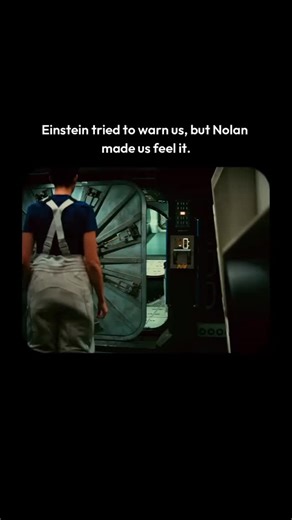 🍷 on Instagram: "This scene in Interstellar perfectly blends science and emotion. Because of time dilation near the black hole Gargantua, just a few hours on Miller’s planet amount to 23 years for Romilly aboard the Endurance. Cooper’s response is filled with the crushing guilt of a father who’s lost decades with his children. It’s a moment that’s both scientifically sound and emotionally devastating."