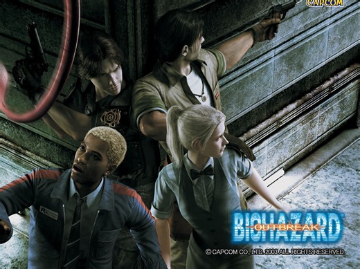 PS2 生化危机：爆发 1 Biohazard：Outbreak File 1 汉化版+修改器+全收集存档+21：9宽屏代码+模拟器整合版，解压即玩。