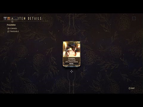 How to Get Frostbite in Warframe