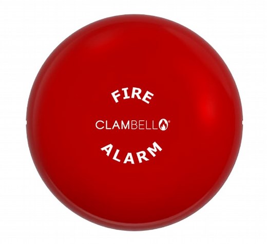 Vimpex ClamBell 230V 6" Fire Alarm Bell - Weatherproof - Red EN54-3 | Safe Fire Direct