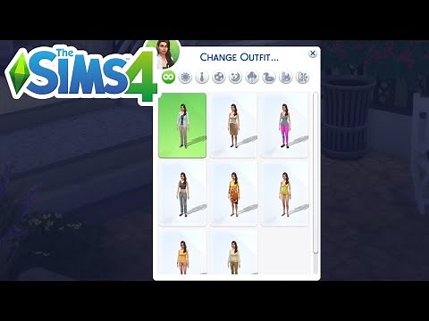 How To Change Outfits (Change Outfit In Live Mode) - The Sims 4