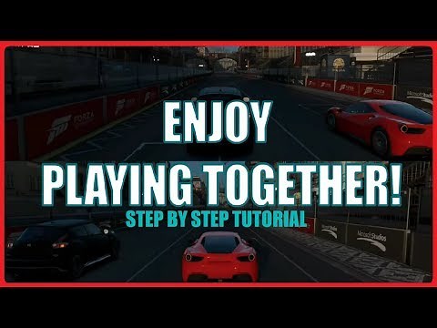 HOW TO PLAY SPLIT-SCREEN | Forza Motorsport 7| STEP BY STEP TUTORIAL
