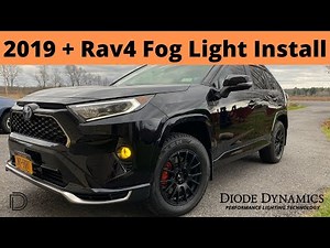 2019 + Toyota Rav4 Fog Light Installation - Diode Dynamics SS3 Yellow Fog Pattern