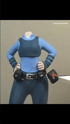 Clay sculpture of Judy Hopps 🐰✨#clay #zootopia2 #shorts #disney #disneyclay