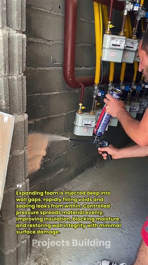 High Pressure Foam Injection Seals Cracks Instantly From Inside