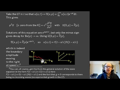 Integral Transforms Lecture 5: The Laplace Transform & Differential Equations. 2nd Year Lecture.