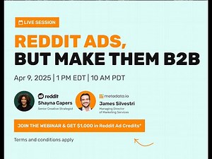 Reddit Ads for B2B