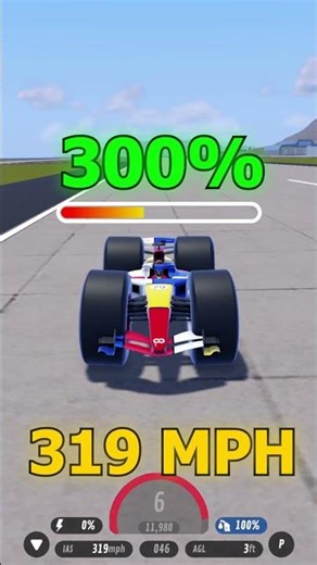 F1 Car VS 500% Wheel Size!