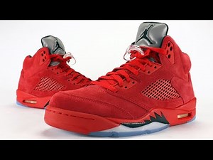 Air Jordan 5 Red Suede Flight Suit Review + On Feet