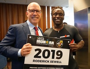 51K views · 154 shares | Overcoming great adversity throughout his life, Roderick Sewell is someone who celebrates what is. Recently we were able to celebrate him with a special surprise. #AnythingIsPossible | IRONMAN | Facebook